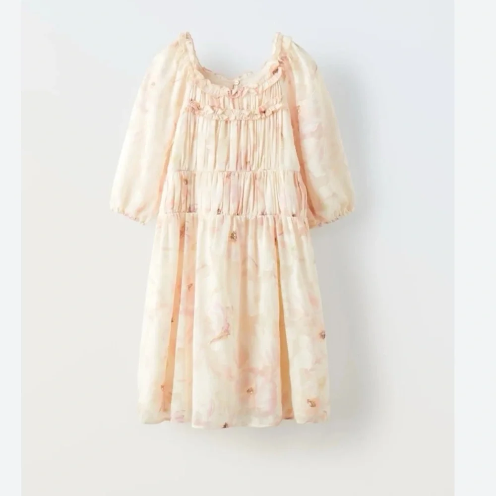 Zara flowers print dress girls Size 8